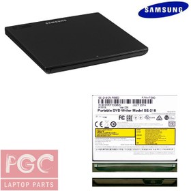 تصویر دی وی دی رایتر اکسترنال Samsung Dvd Rw se208 se218 black slim 