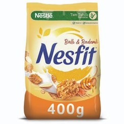 تصویر غلات صبحانه حاوی جودوسر، عسل و بادام 400 گرمی نسفیت نستله Nestlé Nesfit Balli ve Bademli Tam Tahilli Gevrekler 400 g