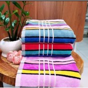 تصویر حوله دستی نخ ابریشمی 