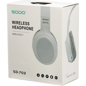 تصویر هدفون بلوتوثی رم خور SODO SD-703 SODO SD-703 Bluetooth Headphone