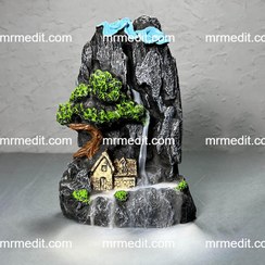 تصویر جاعودی آبشاری مدل کوه غار 