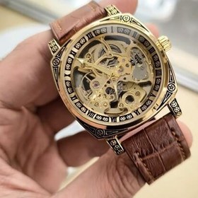 تصویر ساعت مردانه پتک فیلیپ PATEK PHILLIPE اتوماتیک موتور باز بدون نیاز به باتری اتومات 