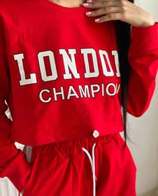 تصویر ست زنانه کراپ و شلوار 