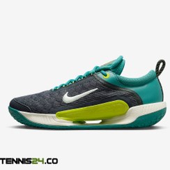 تصویر کفش تنیس مردانه نایک NikeCourt Air Zoom NXT- مشکی/سبز 