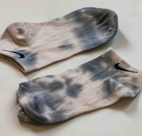 تصویر جوراب نایک آبرنگی مچی دارک مود Dark Mode Tiedye Socks