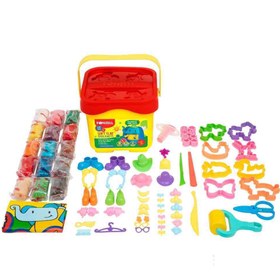 تصویر خمیربازی15رنگ سطلی ست جنگل فونزل کد685088- یک عدد 6 تایی (فروش عمده) 