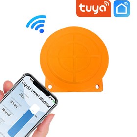 تصویر سنسور هوشمند کنترل سطح مخازن آب و مایعات به صورت وایفای تویا+کنترل هوشمند پمپ ME201WC TUYA ME201WC Ultrasonic Level Sensor Water Tank Level Monitor