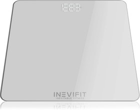 INEVIFIT Bathroom Scale, Highly Accurate Digital Bathroom Body Scale, Measures Weight Up to 400 lbs Includes Batteries