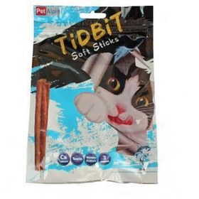 تصویر تشویقی‌ مدادی گربه تیدبیت ( 11 طعم مختلف ) TIDBIT soft sticks 65gr