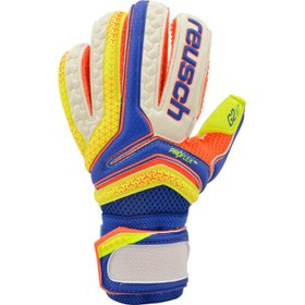 تصویر دستکش دروازه بانی سایز ۱۲ برند راش اورجینال - سایز ۱۲ Reusch goalkeeper gloves