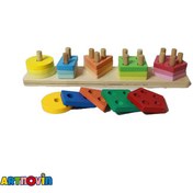 تصویر بازی آموزشی مونته سوری 5 محور 