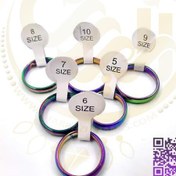 تصویر انگشتر استیل هولوگرامی 