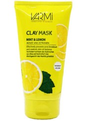 تصویر ماسک صورت وارمی مدل خاک رسی نعناع و لیمو مناسب پوست چرب حجم ۱۵۰ میلی لیتر 