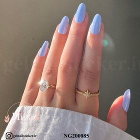 تصویر استیکر کاشت ناخن_کد NG200085 gel nail sticker_ NG200085