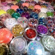 تصویر گلیتر رنگارنگ 12 عددی ا 12 colorful glitters 12 colorful glitters