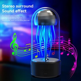 تصویر اسپيکر بلوتوثی جلی فیش مدل Portable Mechanical Mini Jellyfish Bluetooth Speaker BHSG-01 Portable Mechanical Mini Jellyfish Bluetooth Speaker BHSG-01