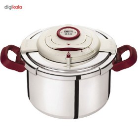 تصویر زودپز 8 لیتری تفال مدل TEFAL CLIPSO &amp; PRECISION TEFAL PRESSURE COOKER CLIPSO PRECISION