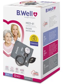 تصویر فشارسنج عقربه ای WM-61 بی ول ا Aneroid Blood Pressure Kit WM-61 B.Well Aneroid Blood Pressure Kit WM-61 B.Well