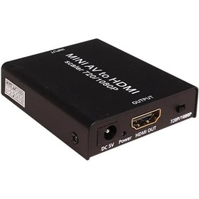 تصویر تبدیل AV به HDMI کی نت مدل K-COAV2HDM KNet K-COAV2HDM AV to HDMI Converter