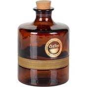 تصویر بطری شیشه ای کلمبیا تیره زیباسازان -