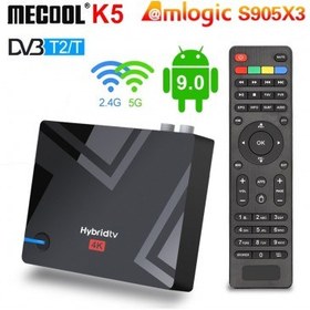 تصویر اندروید باکسHybird MECOOL K5 با CPU s905x3 و حافظه داخلی 16 و رم 2 