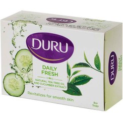 تصویر صابون آرایشی دورو حاوی عصاره درخت چای و خیار وزن ۱۲۰ گرم 