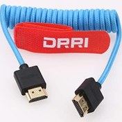 تصویر DRRI 8K HDMI به HDMI 2.1 کابل پیچ‌دار با سرعت فوق‌العاده بالا برای Sony A7R-V A7III a7s3، FX3 تا Atomos Ninja V 