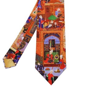 تصویر کراوات مردانه مدل شاهنامه کد 1103 