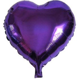 تصویر بادکنک فویلی طرح قلب 10 اینچ Heart design foil balloon