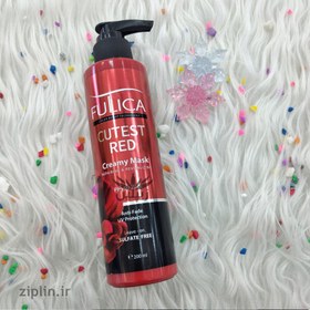 تصویر کرم مو فاقد سولفات فولیکا مناسب موی قرمز Fulica Cutest Red creamy mask