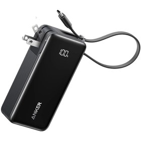 تصویر پاوربانک انکر ظرفیت 10000میلی آمپر 30 وات مدل A1637 Anker Power Bank A1637 10000mAh 30W