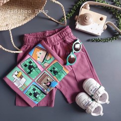 تصویر ست تیشرت شلوارک ماینکرافت - سایز 