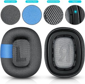 تصویر AirPods Max Ear Cushions Comfortable amp Easy to Install AirPods Max Accessories Replacement Earpads Earcups Compatible with Apple AirPods Max headphones a Knit-Mesh Canopy and Memory Foam(Space Gray) - ارسال 15 الی 20 روز کاری 