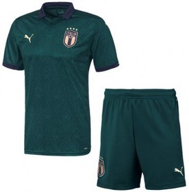 تصویر پیراهن شورت سوم ایتالیا Italy 2020 3rd Soccer Jersey Kit Shirt Short 