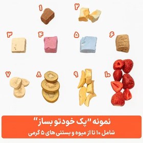 تصویر بستنی خشک کره گردو (پک خودتو بساز) 