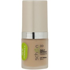 تصویر ‫کرم پودر دیلی دیفنس 30 میل شون | Schon Daily Defence Foundation 