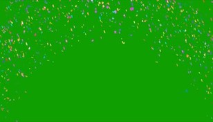 تصویر فوتیج پرده سبز انفجار کاغذ رنگی 