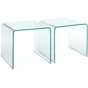 تصویر میز عسلی شیشه ای مدل TS470 