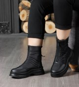 تصویر نیم پوتین زنانه کد ۳۱۲۰ کاپشنی 