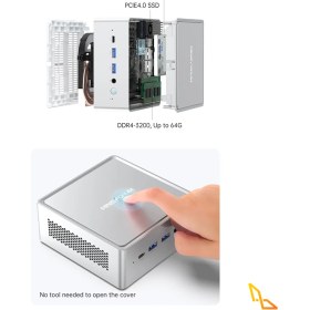 تصویر مینی کیس MINISFORUM NAB9 مدل i9-12900H 32GB 1TB SSD INTEL IRIS 