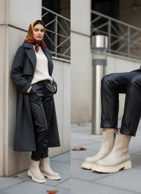 تصویر بوت چرم زنانه WS۴۰۶۷ 