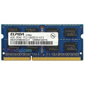 تصویر رم لپ تاپ Elpida DDR3 1333 MHz PC3 10600S با ظرفیت 4GB Elpida 4GB Memory DDR3 1333 MHz PC3 10600S