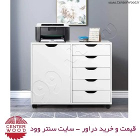 تصویر دراور 5 کشو یک درب کابینتی کد 7063 