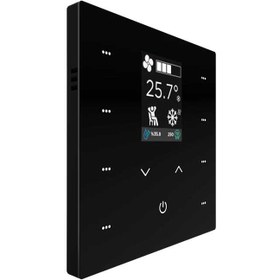 تصویر تاچ پنل – iX2 2″ KNX Touch Panel 2-4-8 Button, Black w/ LCD 