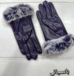 تصویر دستکش چرم زنانه 