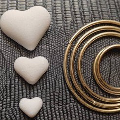 تصویر قند قلبی تزئینی سایز کوچک - پک 100 تایی 