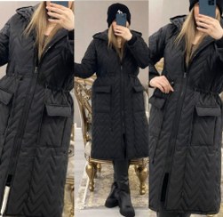 تصویر کاپشن زنانه اسرا مدل ASRA رنگ مشکی 