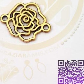 تصویر خرجکار طلایی گل رز کد4 