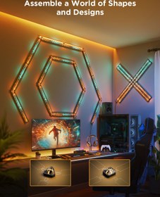 تصویر پنل نوری گیمینگ گووی Govee Gaming Wall Light H6063 