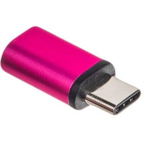 تصویر مبدل OTG microUSB به USB-C مدل 60D 